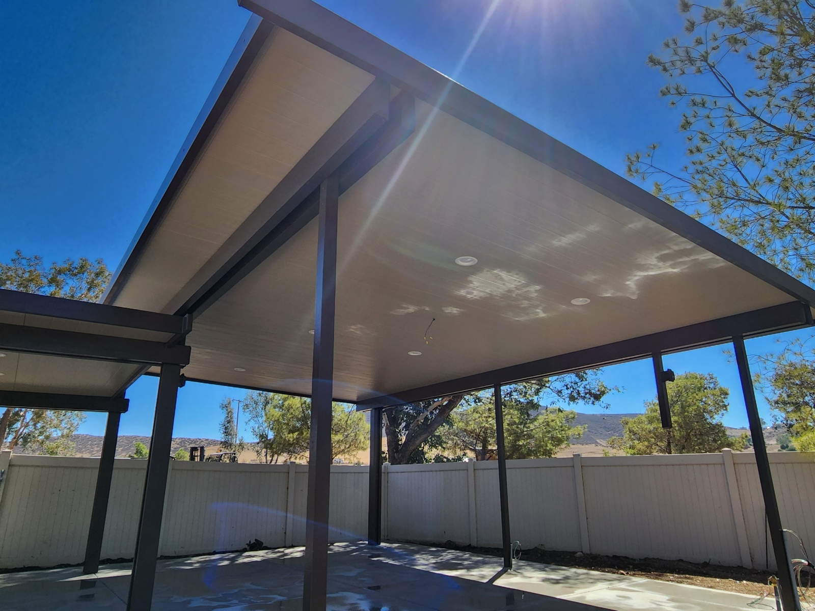 Horizon Patios cover on a Coachella Valley home